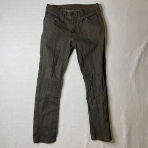 Levis 511 Slim Fit Jeans Mens W31 L30 Gray Waterless‎ Denim Pants